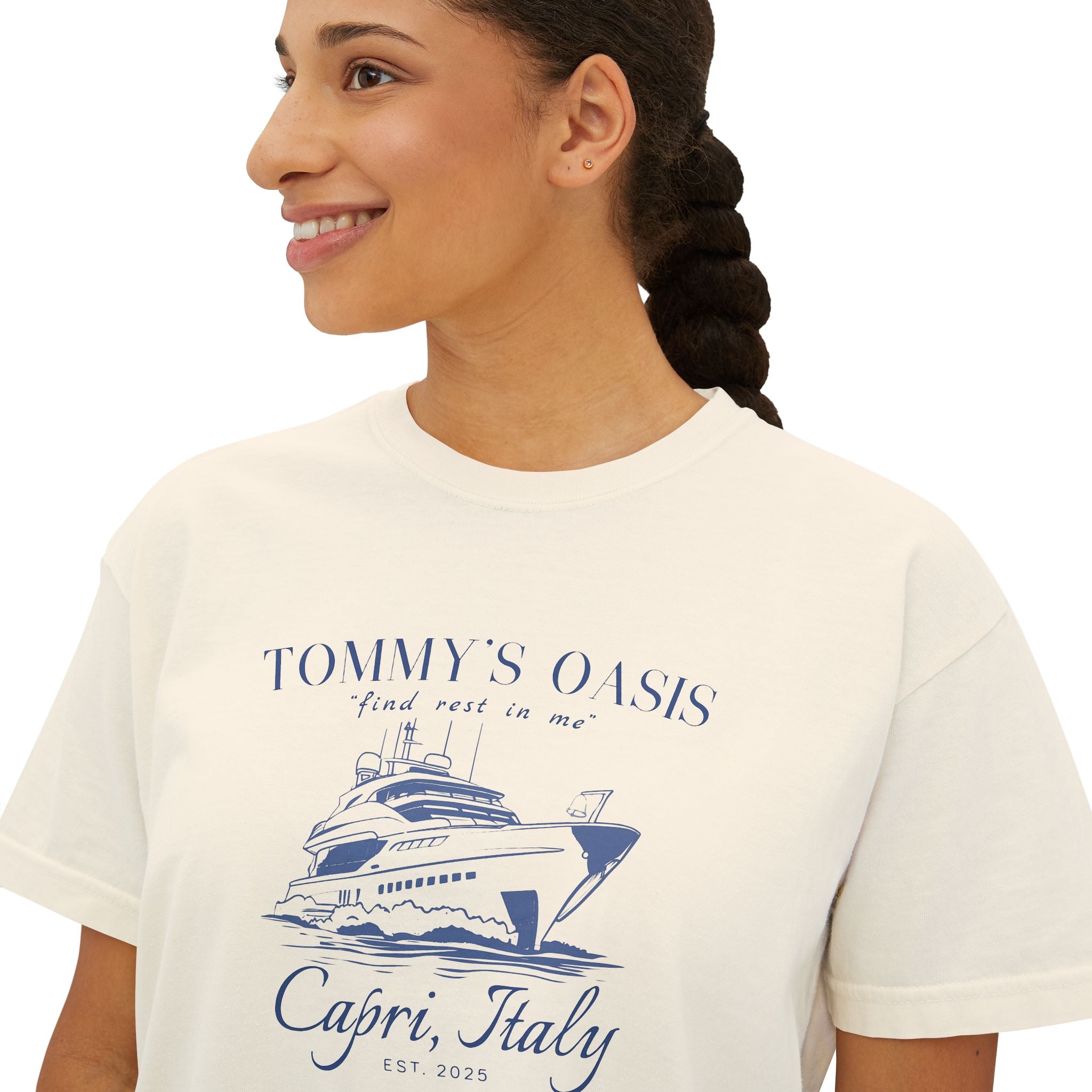 Capri "Rest In Me" Women's Boxy Tee