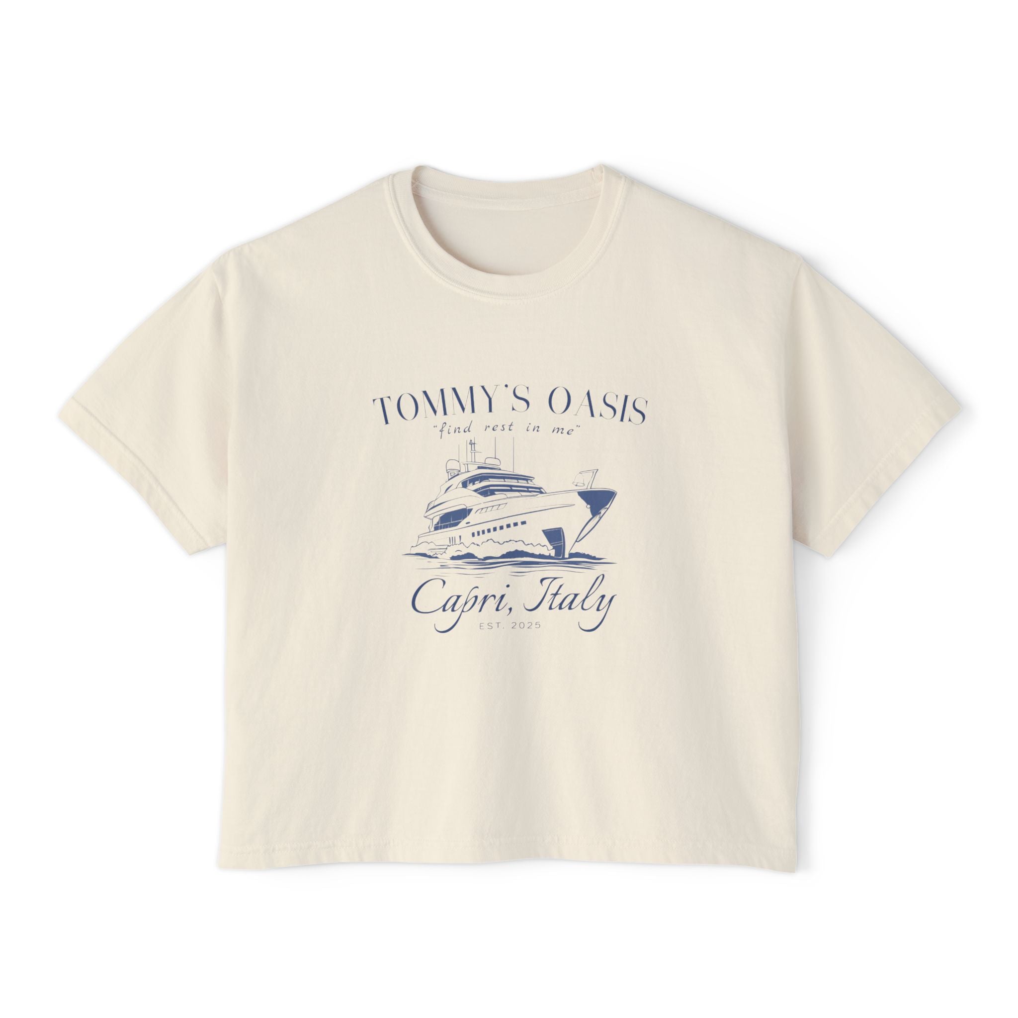 Capri "Rest In Me" Women's Boxy Tee