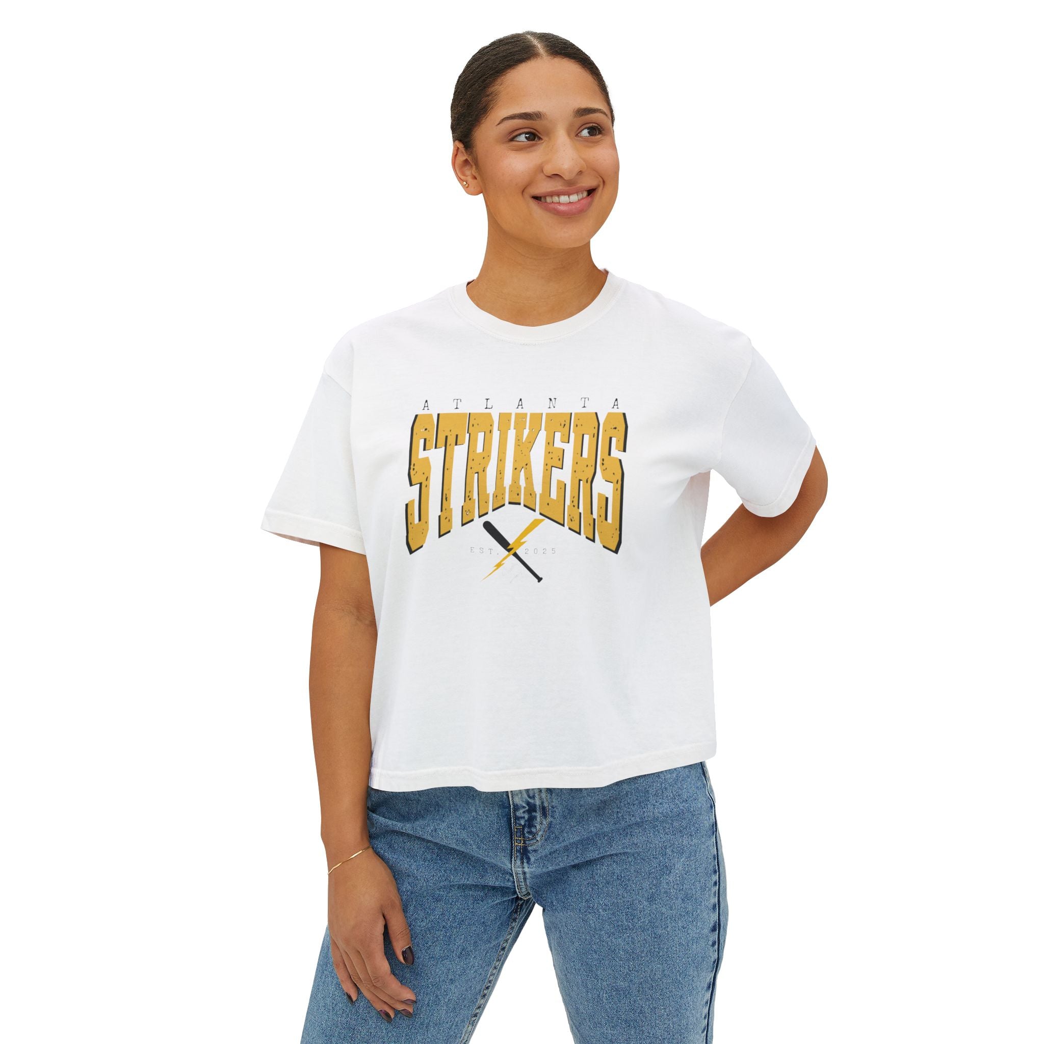 Atlanta Strikers Logo Women's Boxy Tee