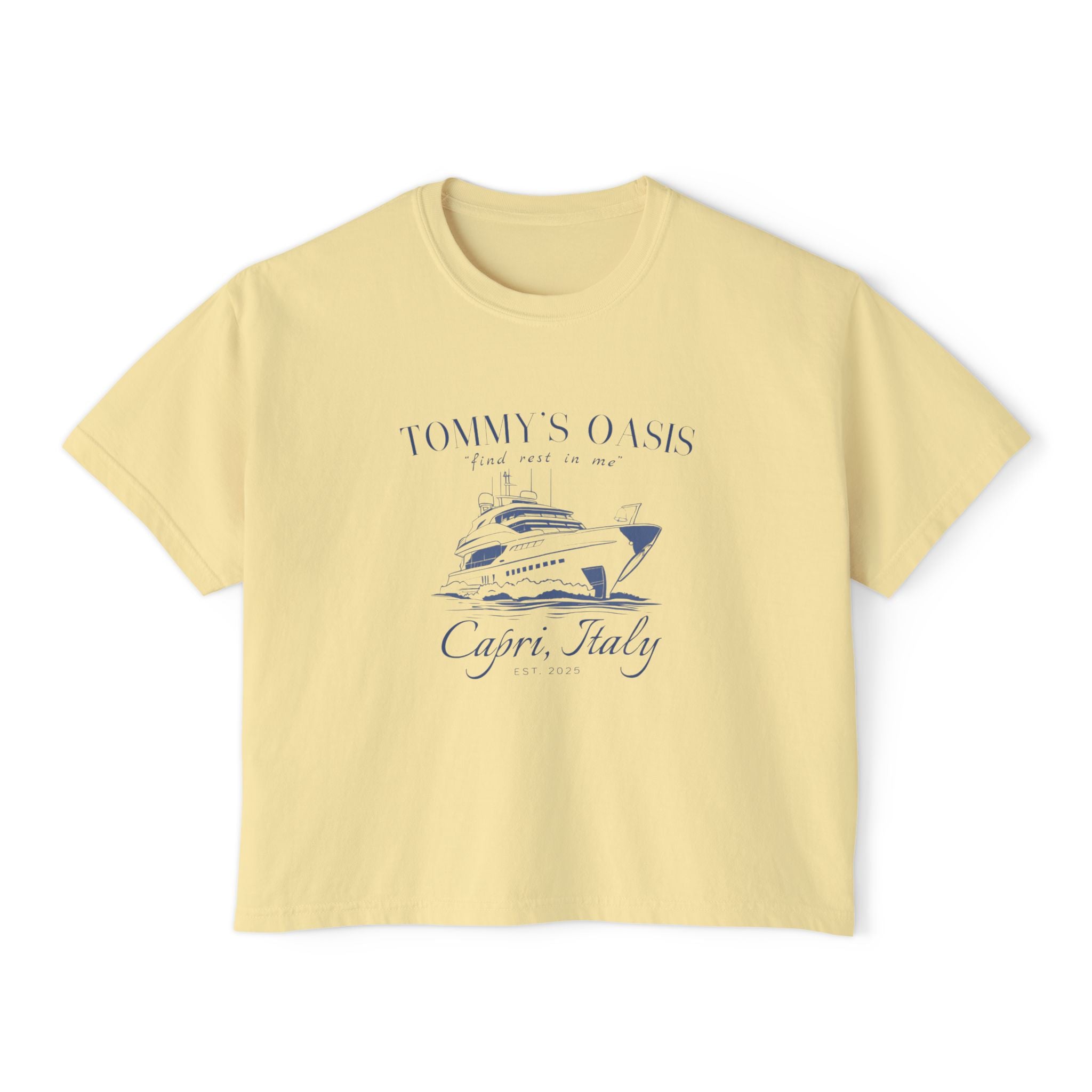 Capri "Rest In Me" Women's Boxy Tee